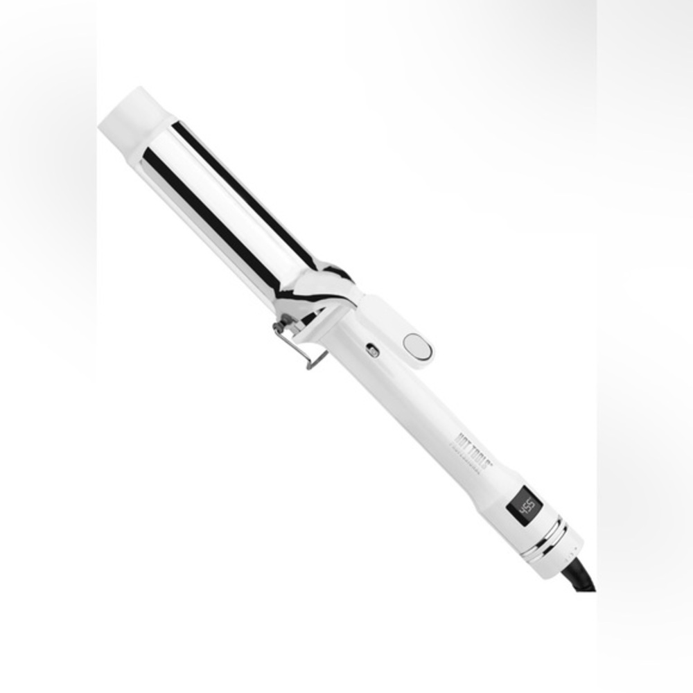 HOT TOOLS Pro Artist White Gold Digital Curling Iron, 1-1/2 inch